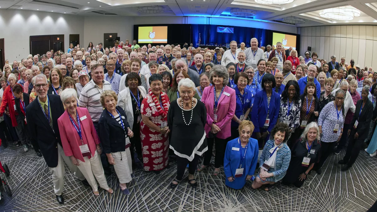 NEA Retired members gather at the retired convening in 2023