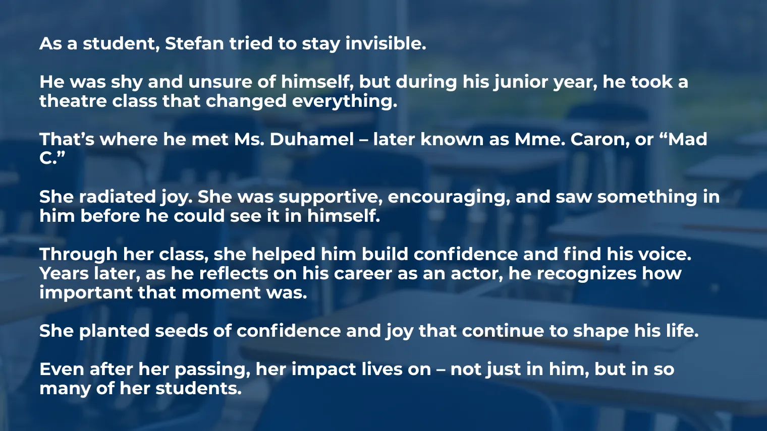 Stefan's story