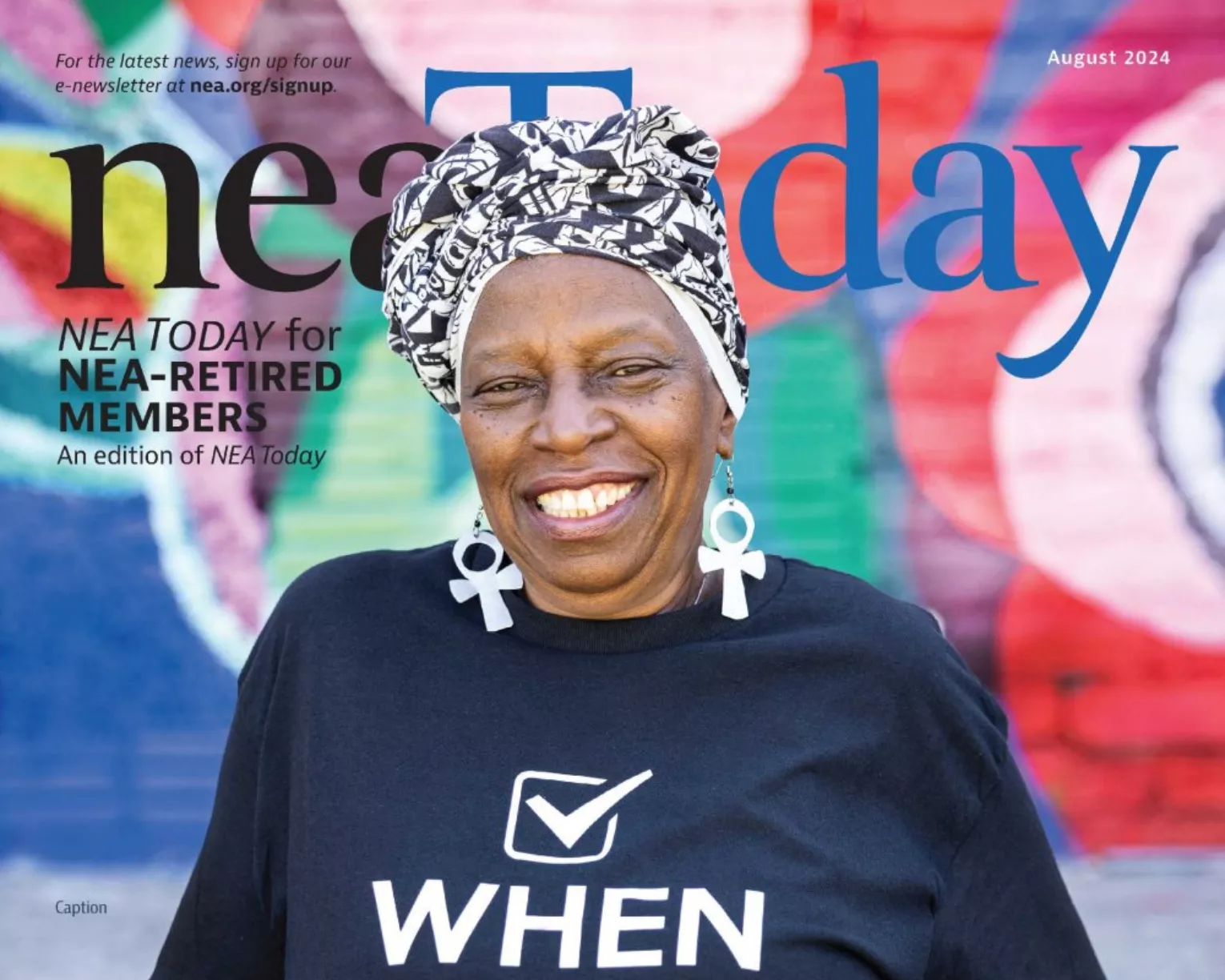 A snapshot of the cover of NEA Today for NEA-Retired members