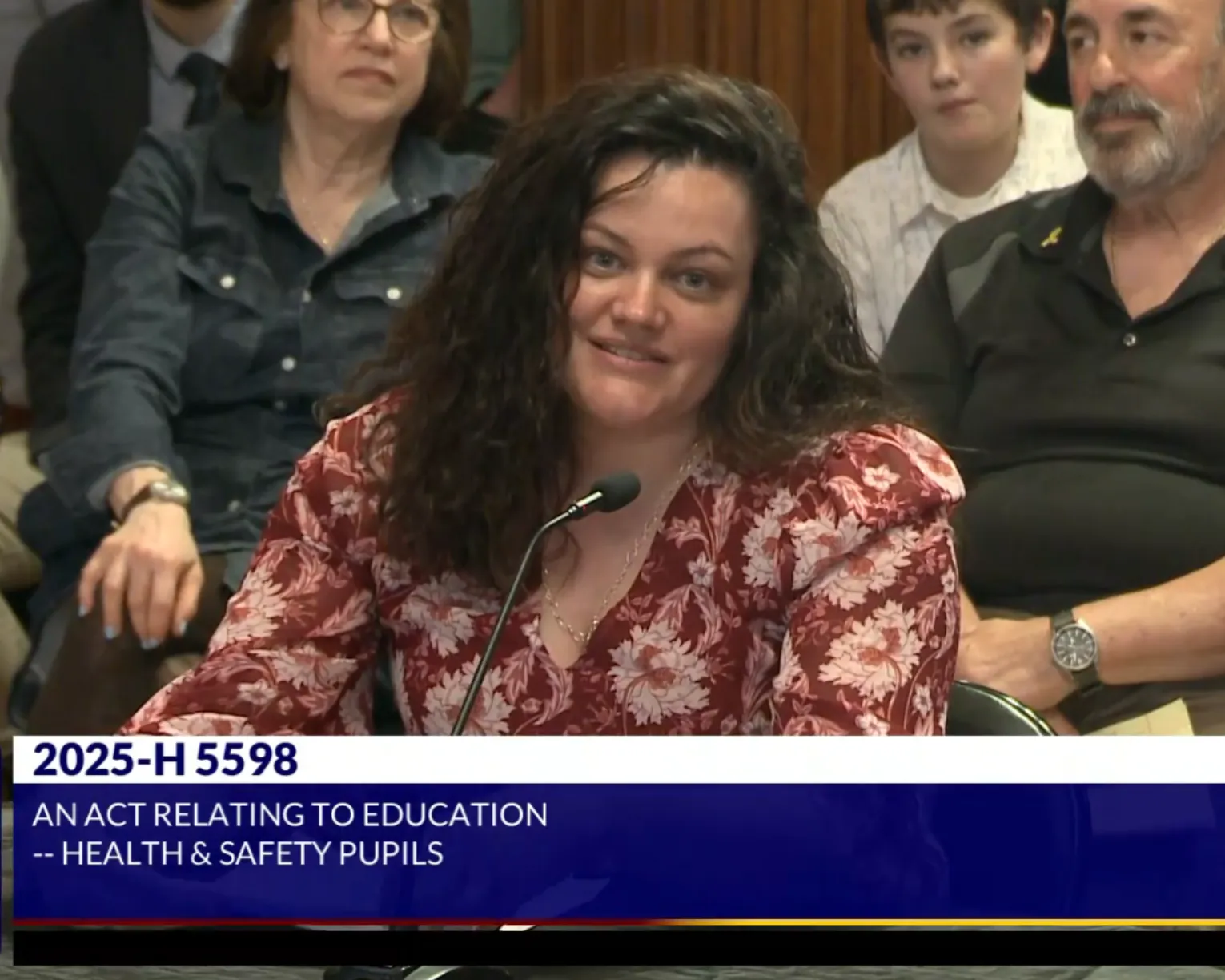 Social Worker J Tracey testifies in support of the cell phone bill