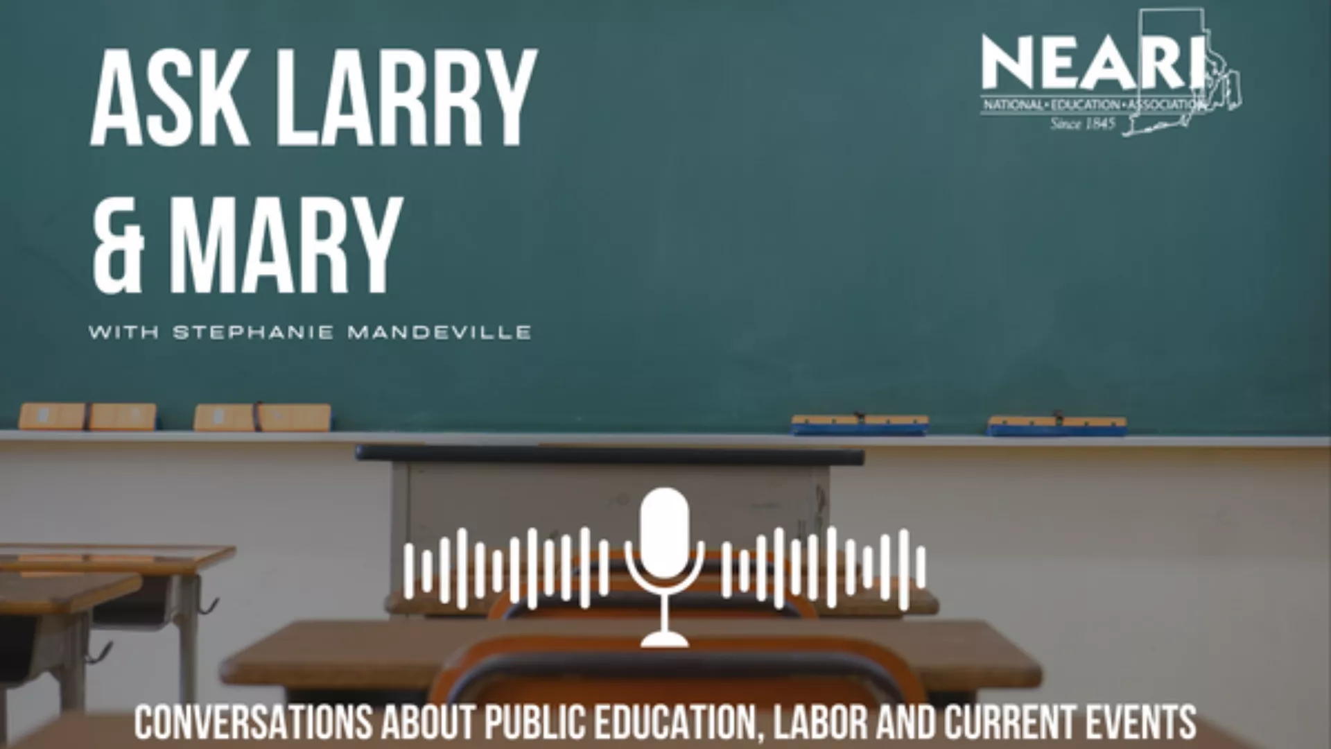 Ask Mary and Larry podcast banner