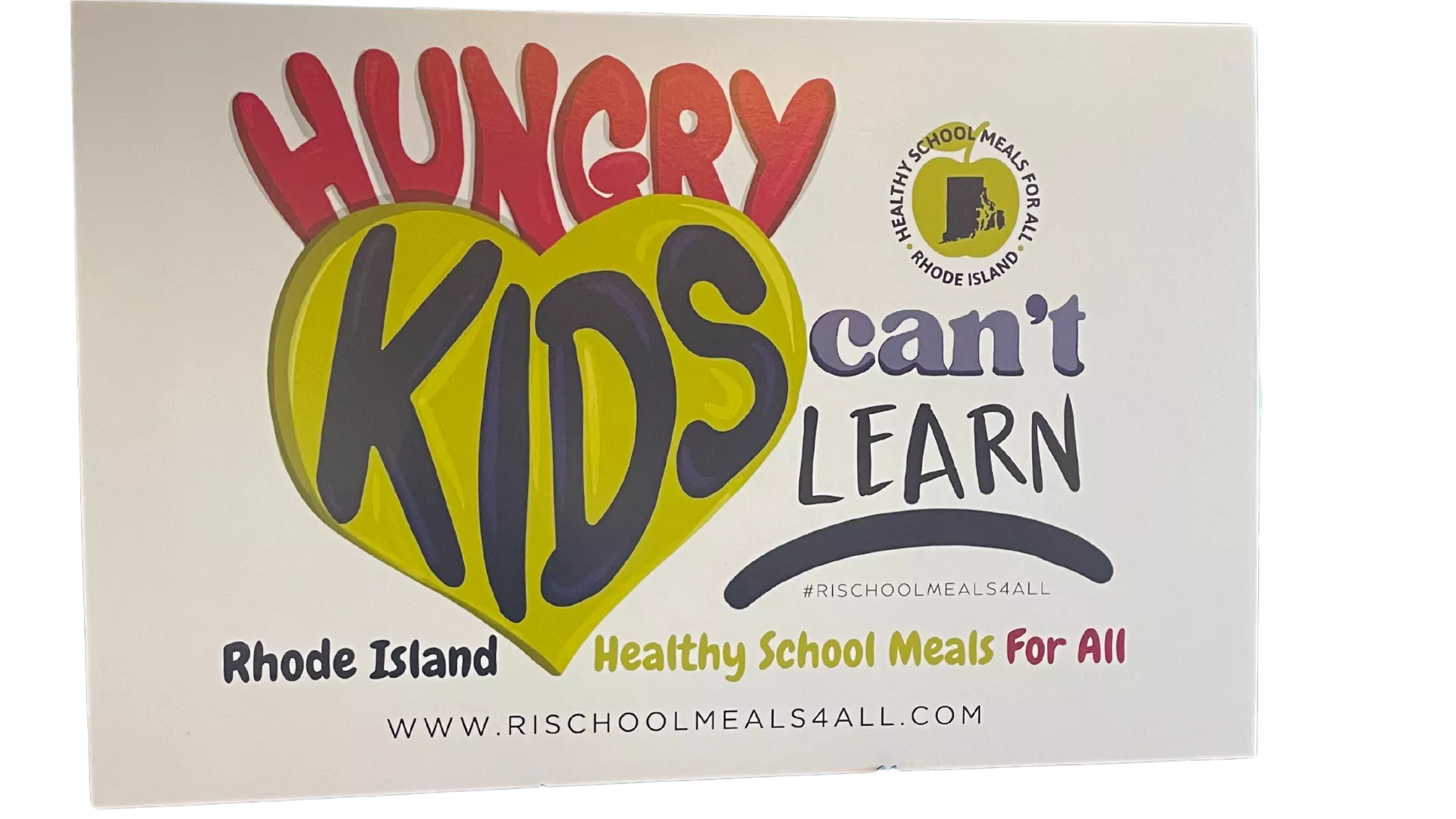 A coalition of more than 40 local organizations joined together today in the Statehouse library in support of “Healthy School Meals for All