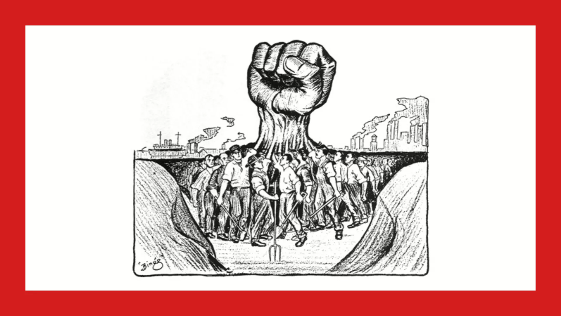 Graphic image of One Big Fist