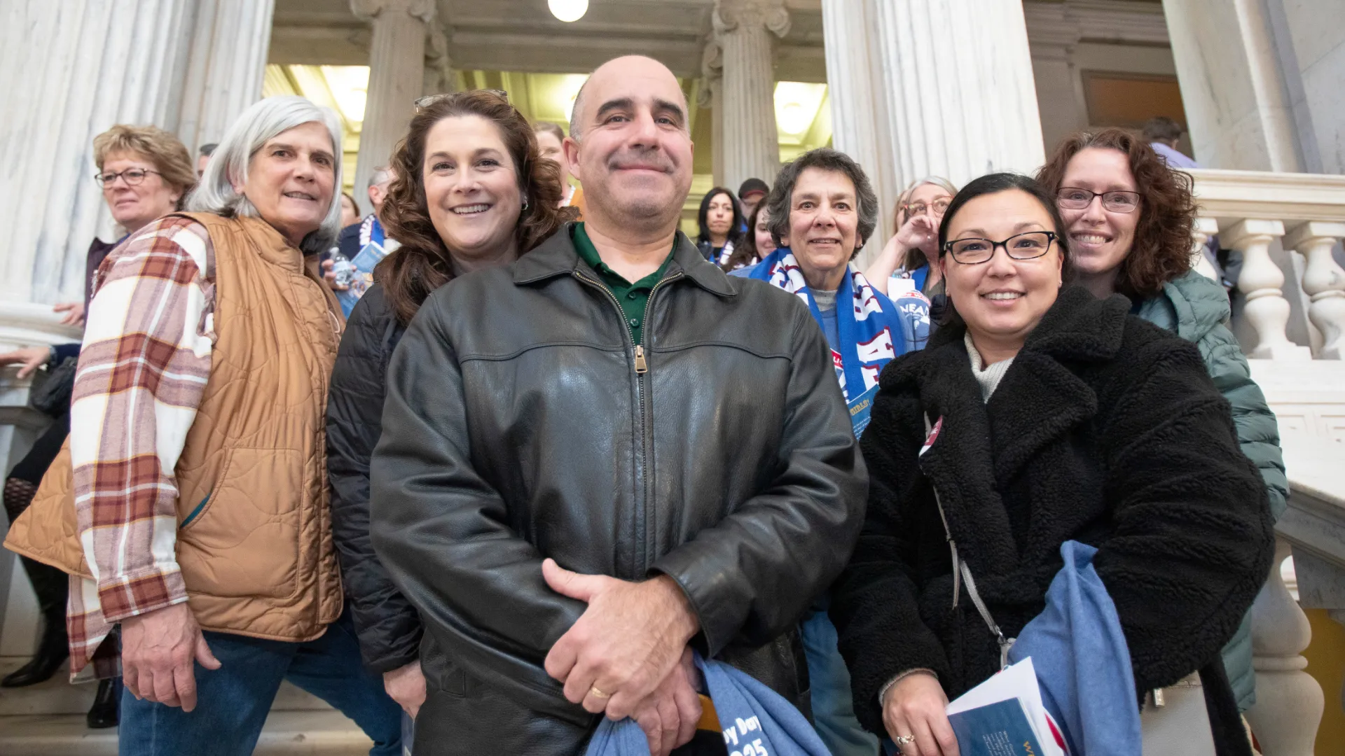 Smithfield active and retired members at Lobby Day 2025
