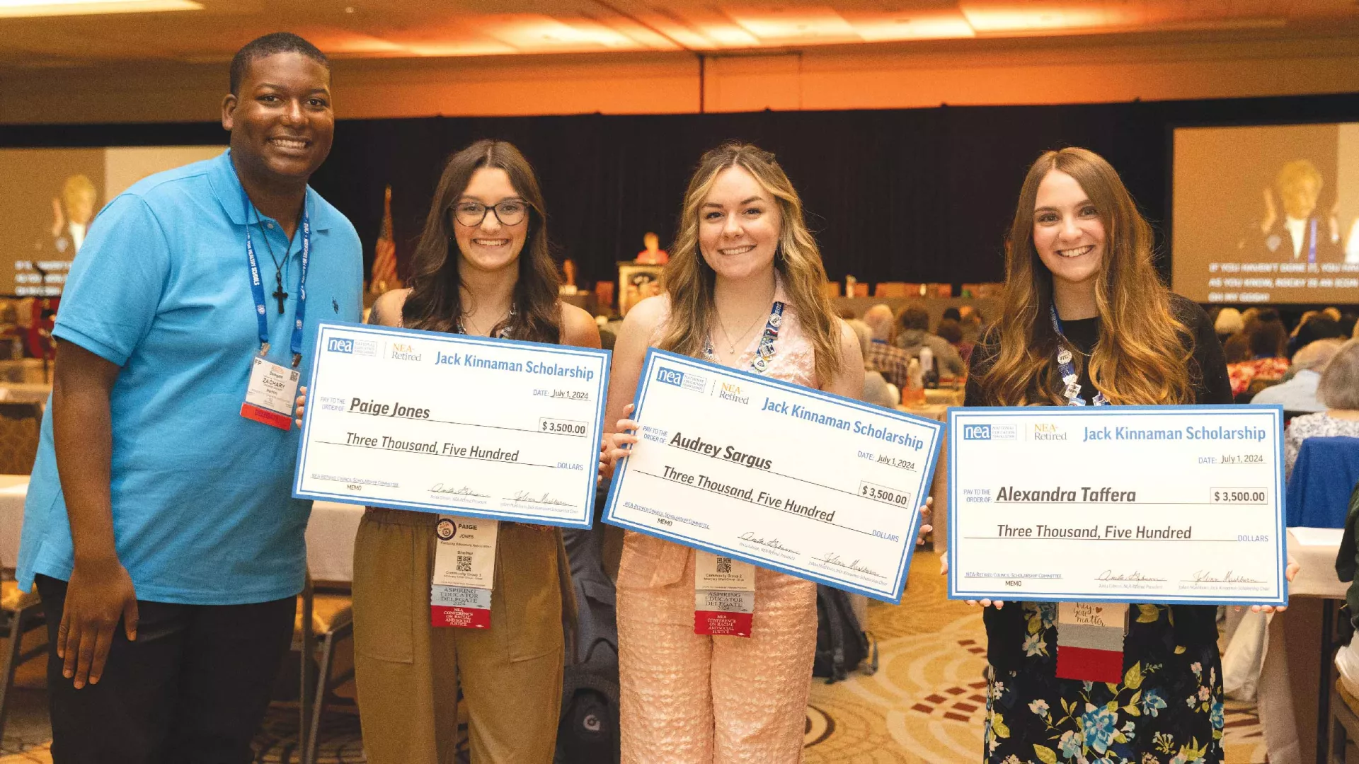 Jack Kinnaman Award recipients