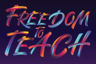 Freedom to Teach poster