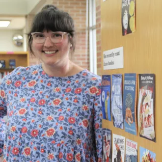 Photo of Mari Butler-Abry in library