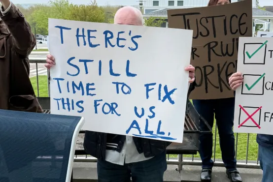 RWU Rally Sign - there's still time to fix this for us all