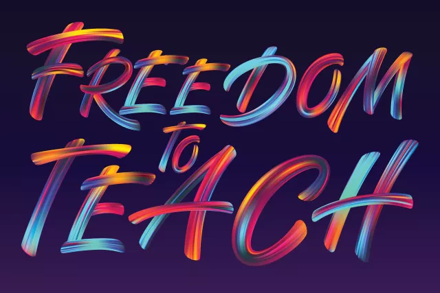 Freedom to Teach poster
